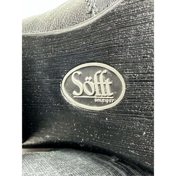 Sofft Welling Black Textured Leather Chelsea Boots Size 9.5 - Picture 9 of 11